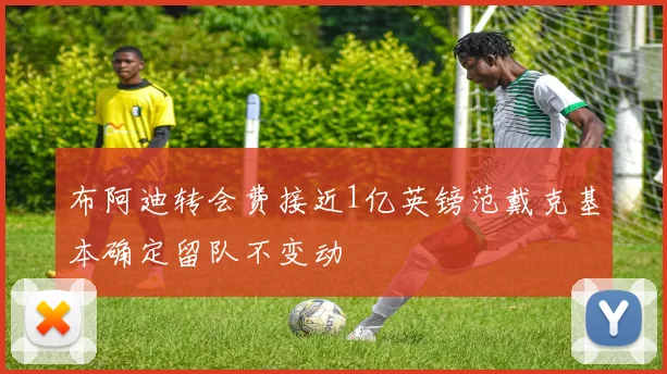 布阿迪转会费接近1亿英镑范戴克基本确定留队不变动